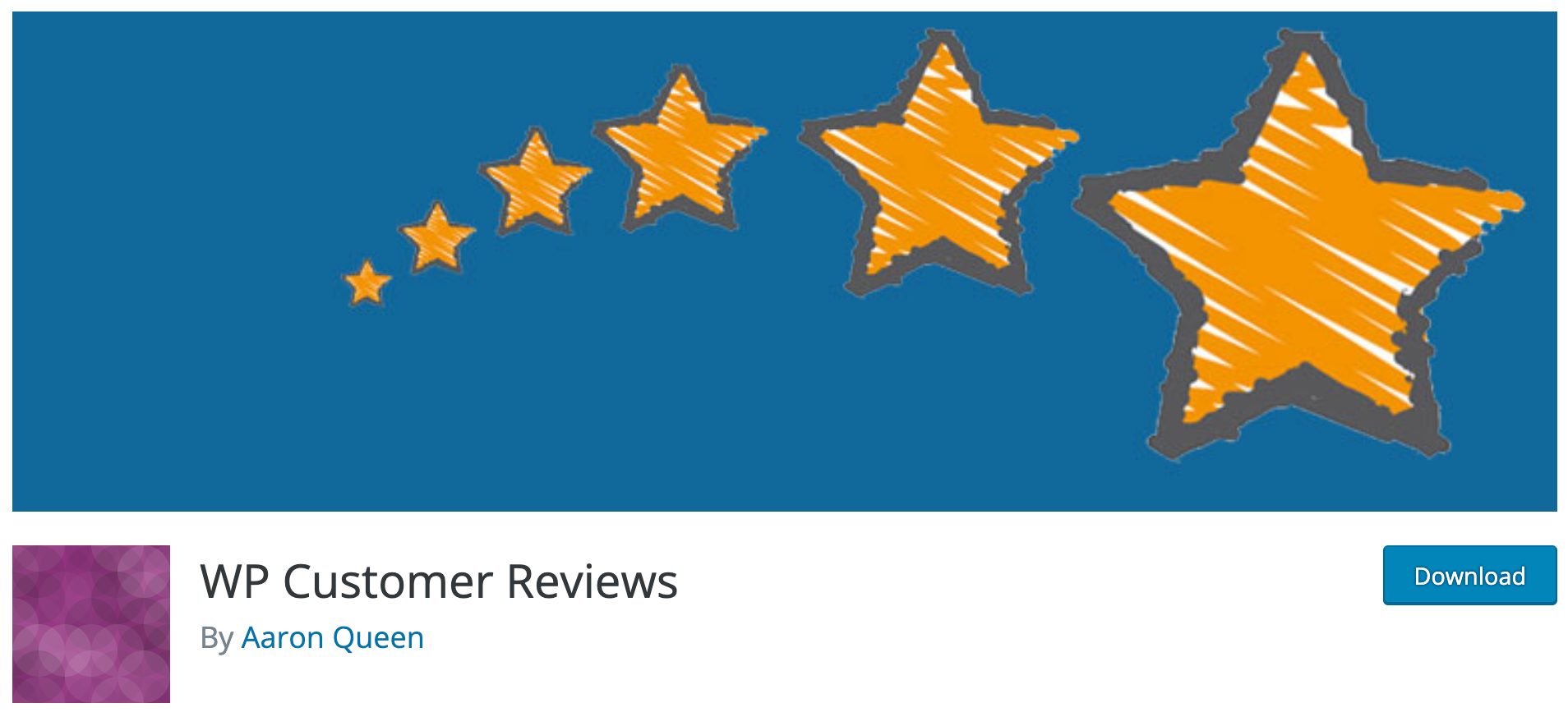 плагин WP Customer Reviews