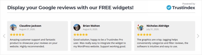Widgets for Google Reviews актуальный